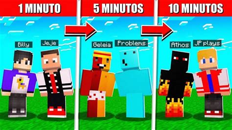 viramos um YOUTUBER a cada 5 MINUTOS no Minecraft